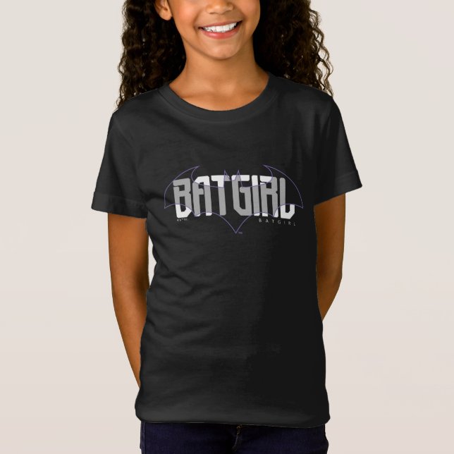 Batgirl Hi-Tech Name Graphic T-Shirt (Front)
