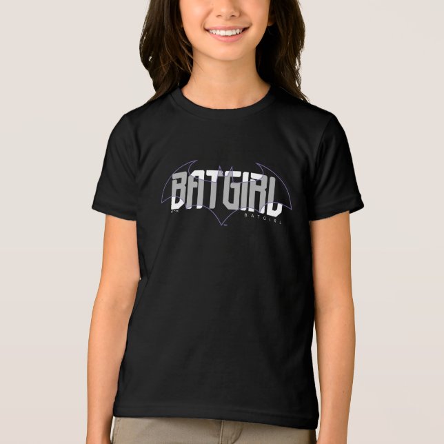 Batgirl Hi-Tech Name Graphic Tri-Blend Shirt (Front)