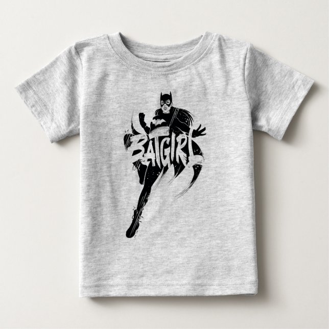 Batgirl Ink Brush Name Baby T-Shirt (Front)