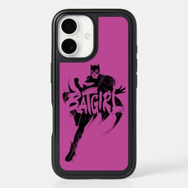 Batgirl Ink Brush Name Otterbox iPhone Case (Back)