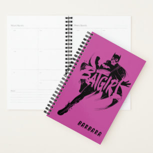 Batgirl Ink Brush Name Planner