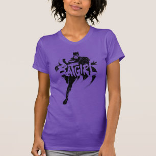 Batgirl Ink Brush Name T-Shirt