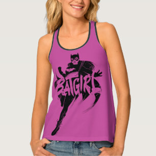 Batgirl Ink Brush Name Tank Top