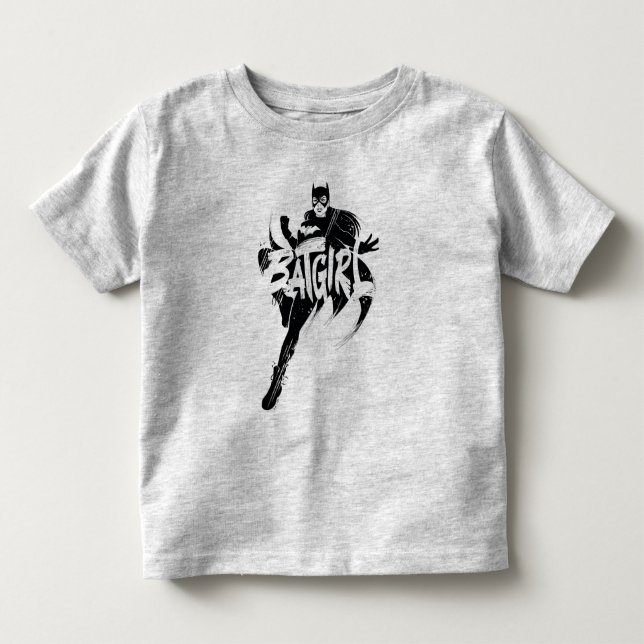 Batgirl Ink Brush Name Toddler T-shirt (Front)