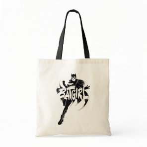 Batgirl Ink Brush Name Tote Bag