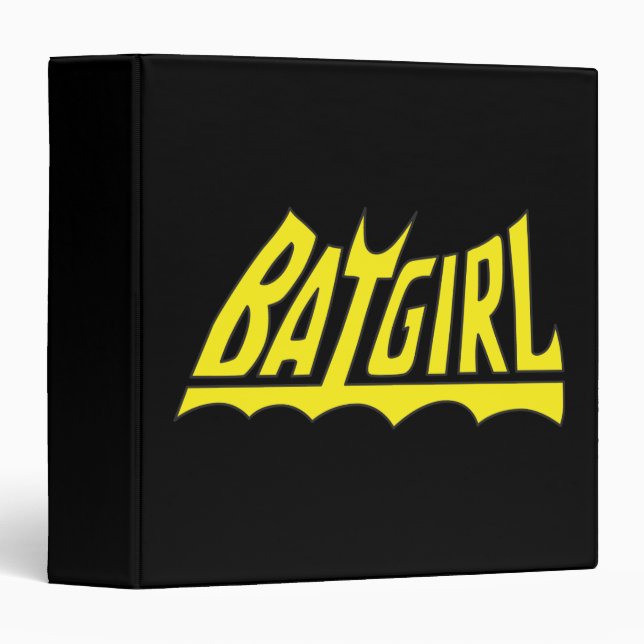Batgirl Logo 3 Ring Binder (Front/Spine)