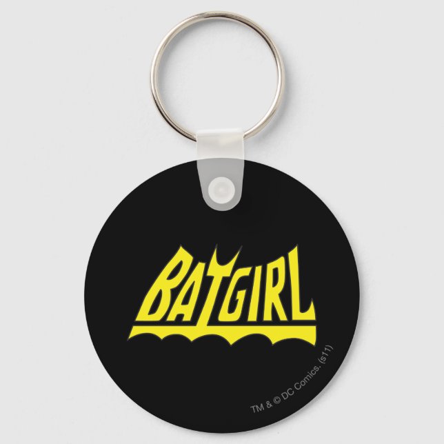 Batgirl Logo Keychain (Front)