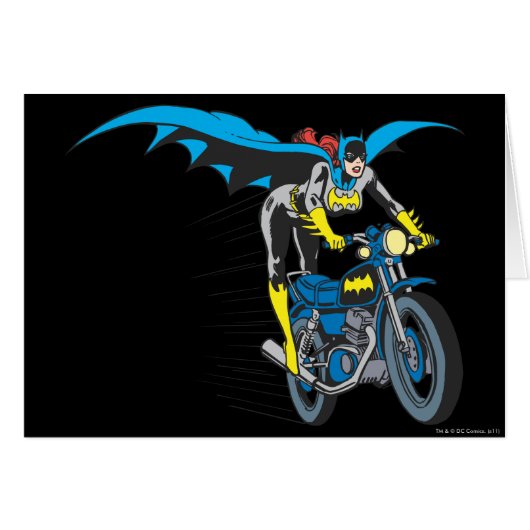 Batgirl on Batcycle Cards (Front Horizontal)