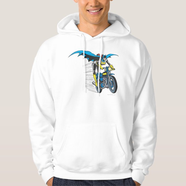 Batgirl on Batcycle Hoodie (Front)