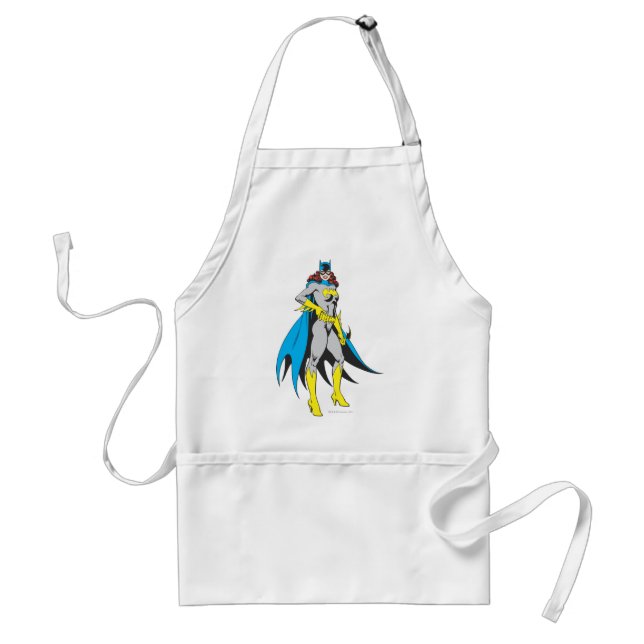 Batgirl Poses Adult Apron (Front)