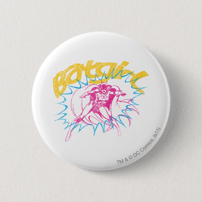 Batgirl Power Pinback Button (Front)