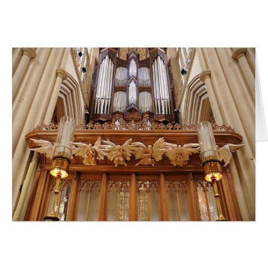 Bath Abbey England Pipe Organ Cards (Front Horizontal)