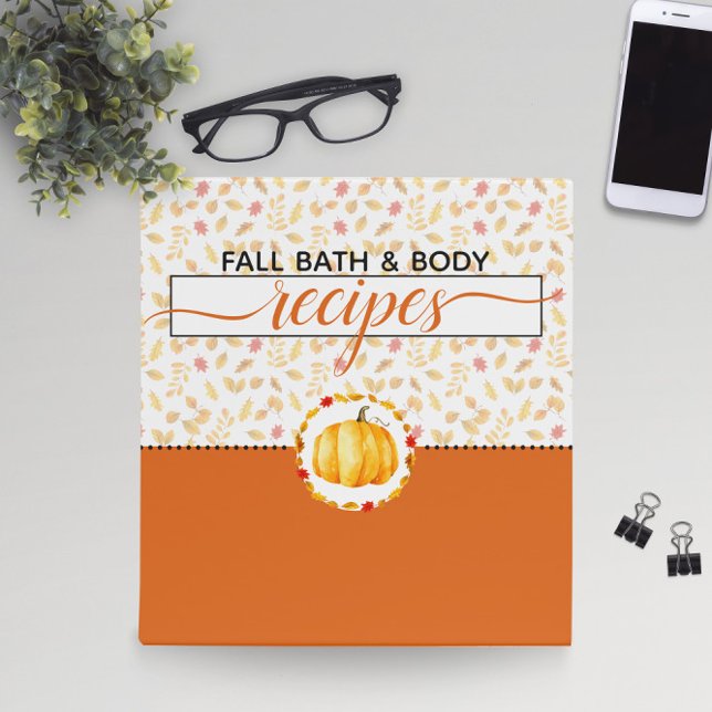 🍂🍁 Bath & Body Fall Recipes  3 Ring Binder (🍂🍁 Bath & Body Fall Recipes 3 Ring Binder
)