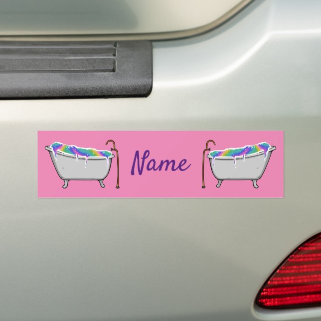 Bath Bomb Babe Thunder_Cove Bumper Sticker (On Car)