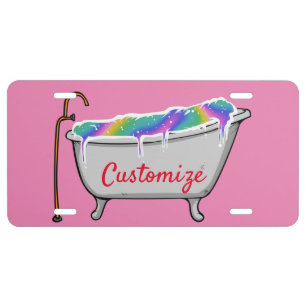 Bath Bomb Babe Thunder_Cove License Plate