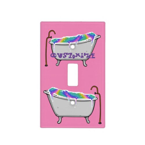 Bath Bomb Babe Thunder_Cove  Light Switch Cover