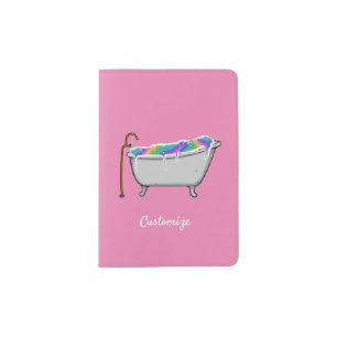 Bath Bomb Babe Thunder_Cove Passport Holder