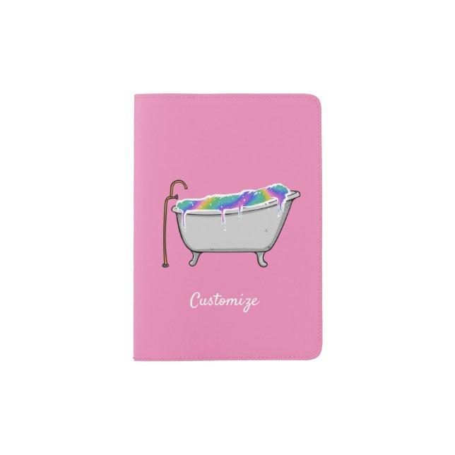Bath Bomb Babe Thunder_Cove  Passport Holder (Front)