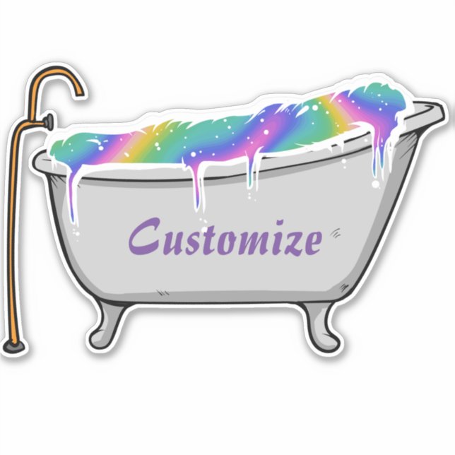 Bath Bomb Babe Thunder_Cove Sticker (Front)