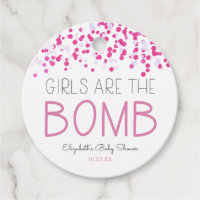 Bath Bomb Baby Shower Favor tag