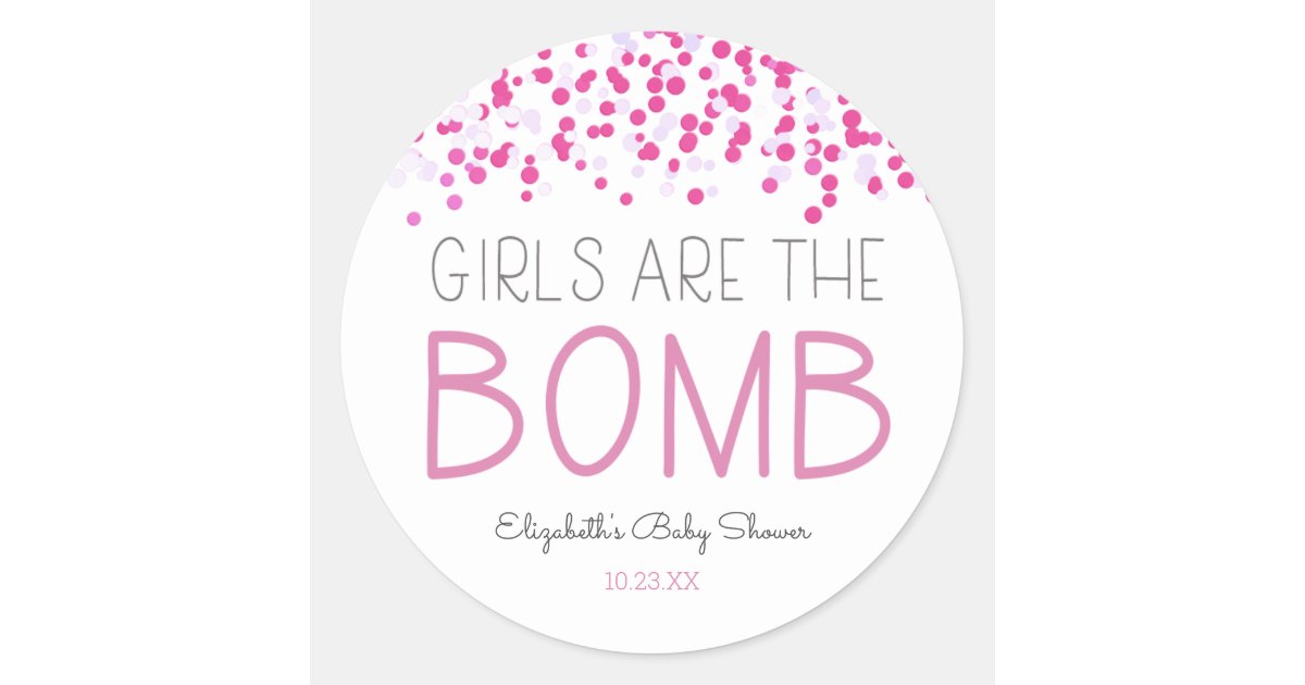 Bath Bomb Baby Shower Favor Tag | Zazzle.com