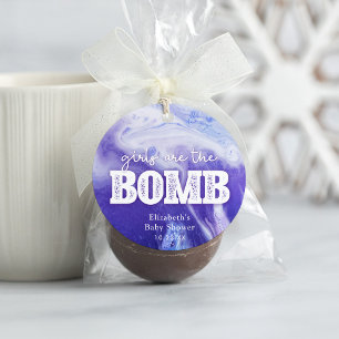 Bath Bomb Baby Shower Favor Tag