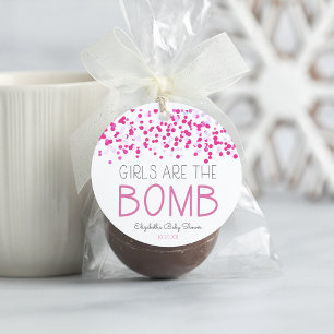 Bath Bomb Baby Shower Favor tag