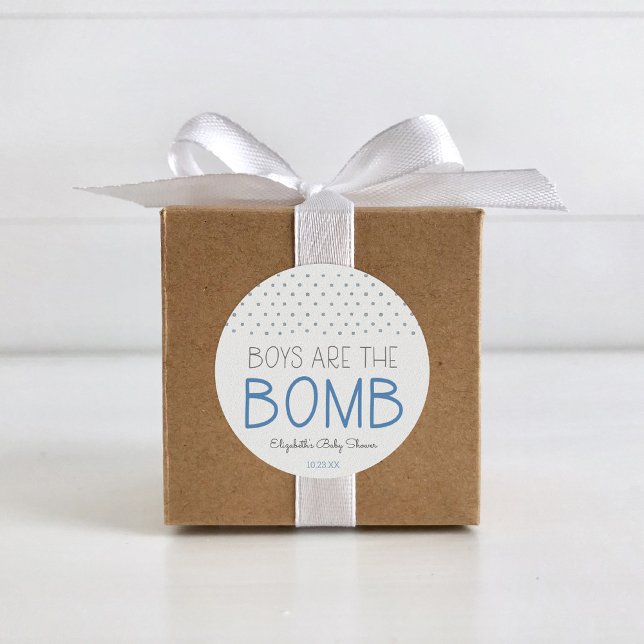 Bath Bomb Baby Shower Favor Tag (Creator Uploaded)