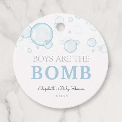 Bath Bomb Baby Shower Rubber Duck Favor tag