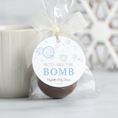 Bath Bomb Baby Shower Favor tag Zazzle
