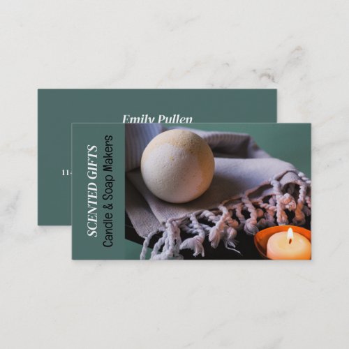 Bath Bomb  Candle Candle  Soap Maker Business Card