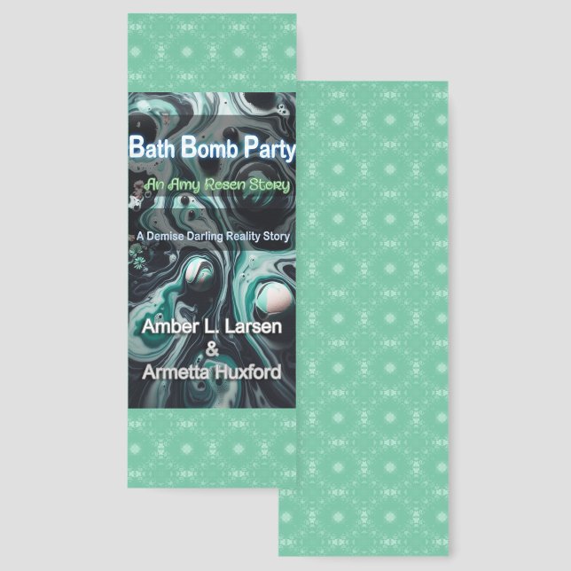 Bath Bomb Party Bookmark (Front & Back)