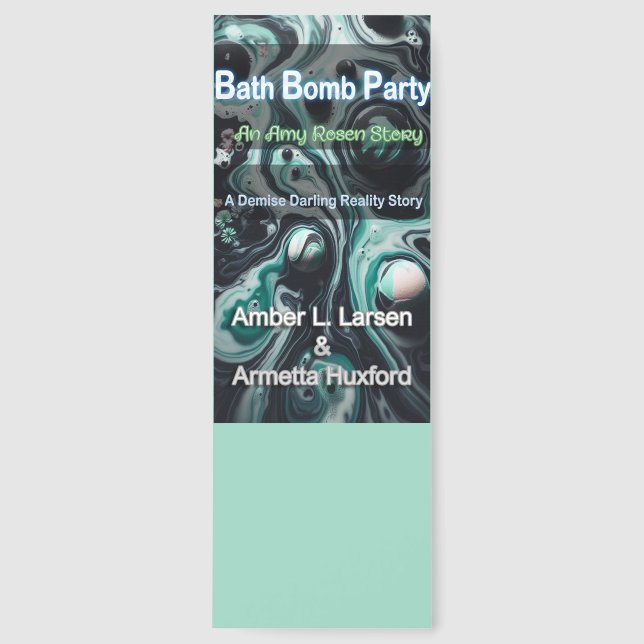 Bath Bomb Party Bookmark (Front)