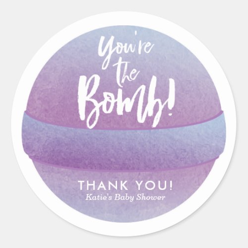 Bath Bomb Stickers Shower Favor Stickers