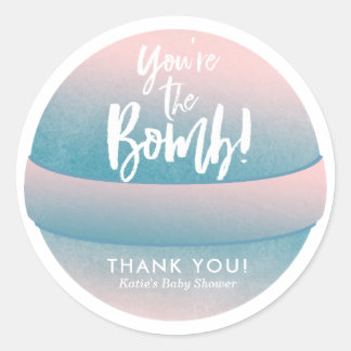 Bath Bomb Stickers Shower Favor Stickers