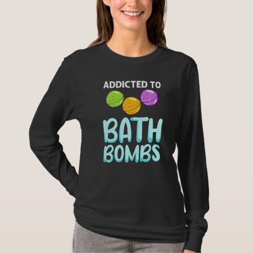 Bath Bombs Making Bathing Bomb Bubble Lavender Pre T_Shirt