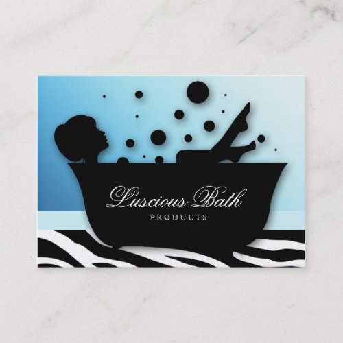 Bath Business Card Nail Salon Bubbles Pedicure