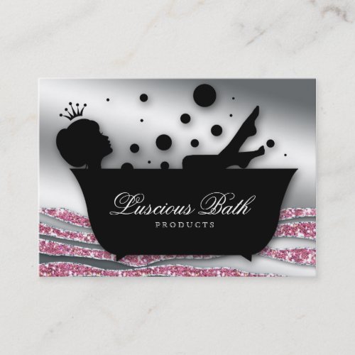 Bath Business Card Nail Salon Bubbles Pedicure