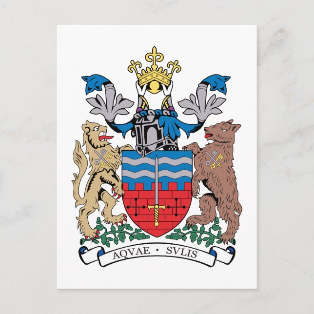 Bath Coat of Arms Postcard (Front)