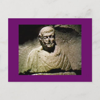 Bath England 1986 Roman Statue1a snap-17238 jGibne Postcard
