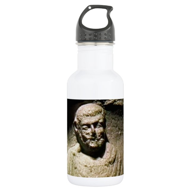 Bath England 1986 Roman Statue1a snap-17238 jGibne Water Bottle (Front)