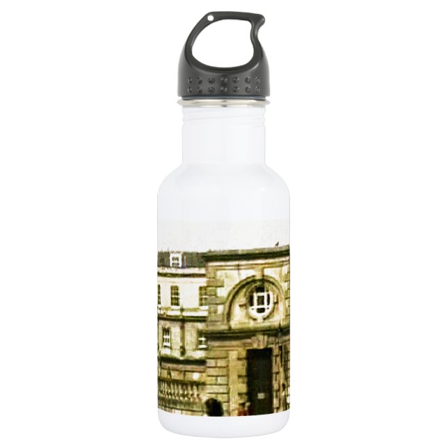 Bath England 1986 snap-12152 jGibney The MUSEUM Za Stainless Steel Water Bottle (Front)