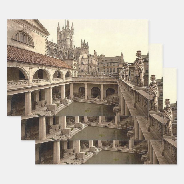 Bath, England Wrapping Paper Sheets (Set)