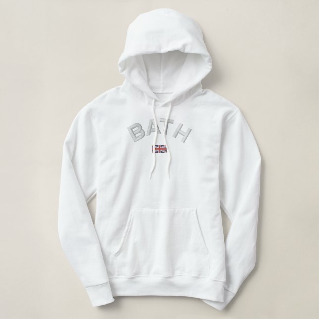 Bath Hoodie - Bath City England (Design Front)