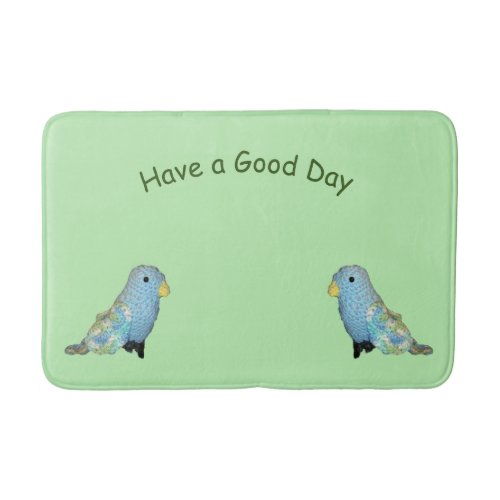 Bath Mat _ Blue Birds