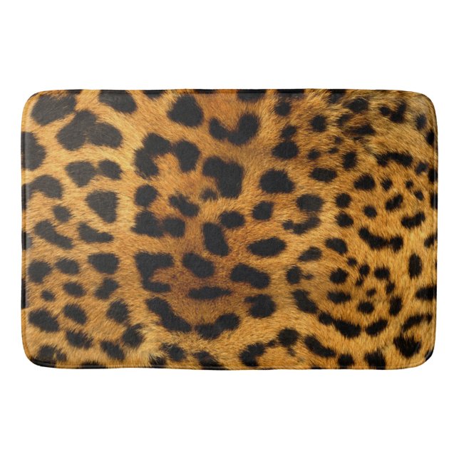 Bath Mat/Cheetah Print Bathroom Mat (Front)