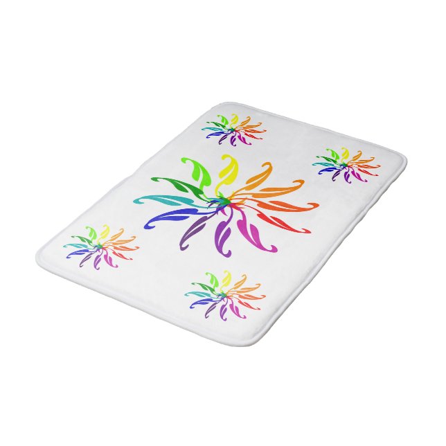 Bath Mat - Color Wheels (Angled)