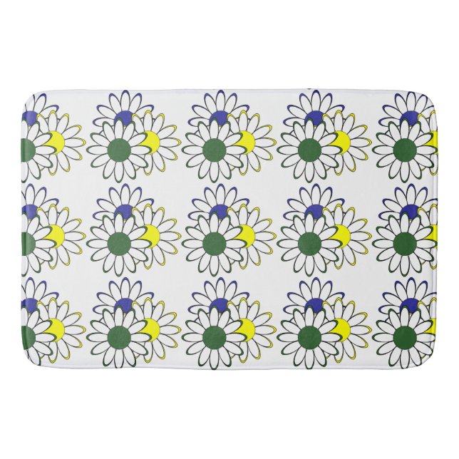 Bath Mat/Flowers Bathroom Mat (Front)