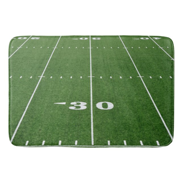 Bath Mat/Football Field Bathroom Mat (Front)