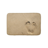 Bath Mat - Footprint in the sand